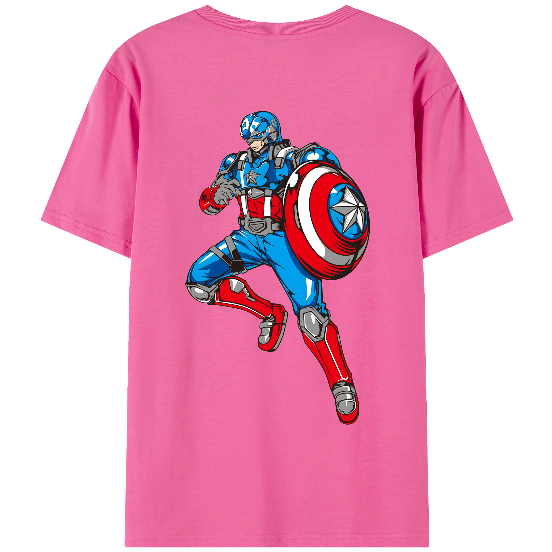 （画像用） アベンジャーズ The Avengers レディース半袖Tシャツ(バックプリント)